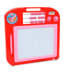 Tabla magnetica pentru copii, rosie, 108821